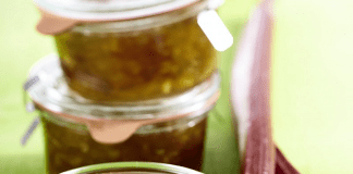 Confiture de rhubarbe