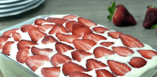 Tiramisu aux fraises