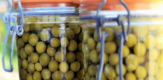 Conserves de petits pois